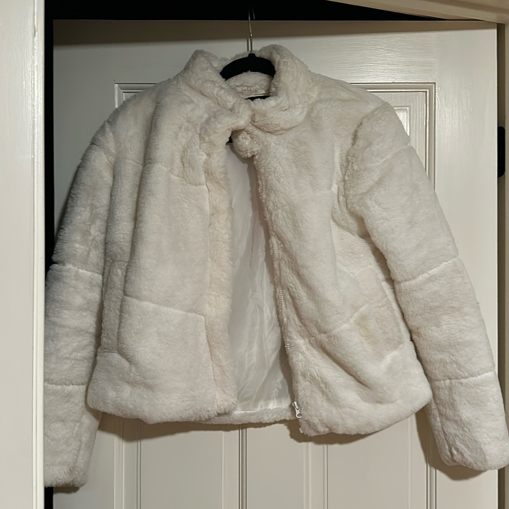 Ambiance Cream Teddy Jacket